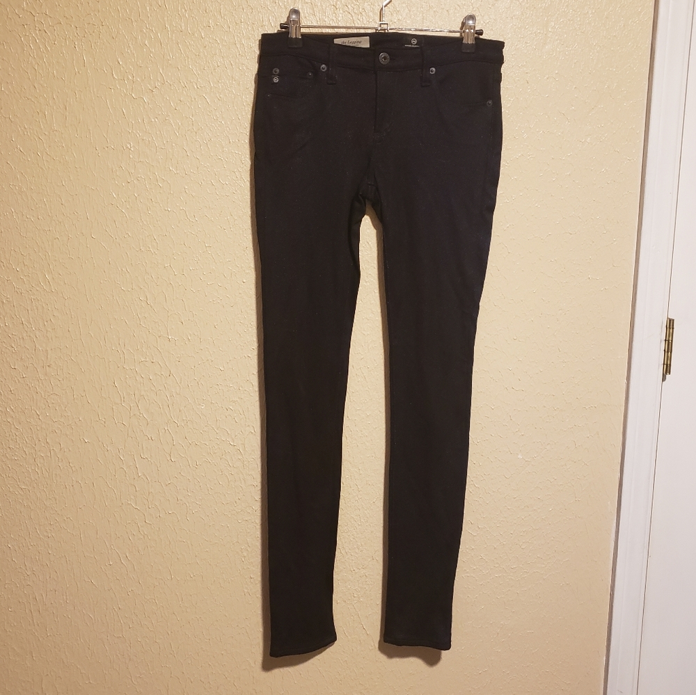 AG Adriano Goldschmied Jeggings Super Skinny Glitter Size 28